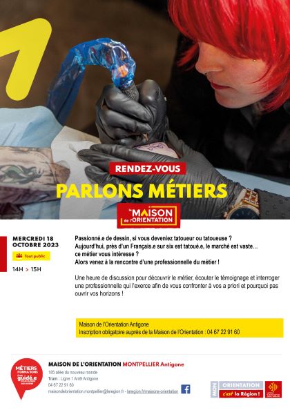 Parlons métiers - Tatoueur / Tatouese
