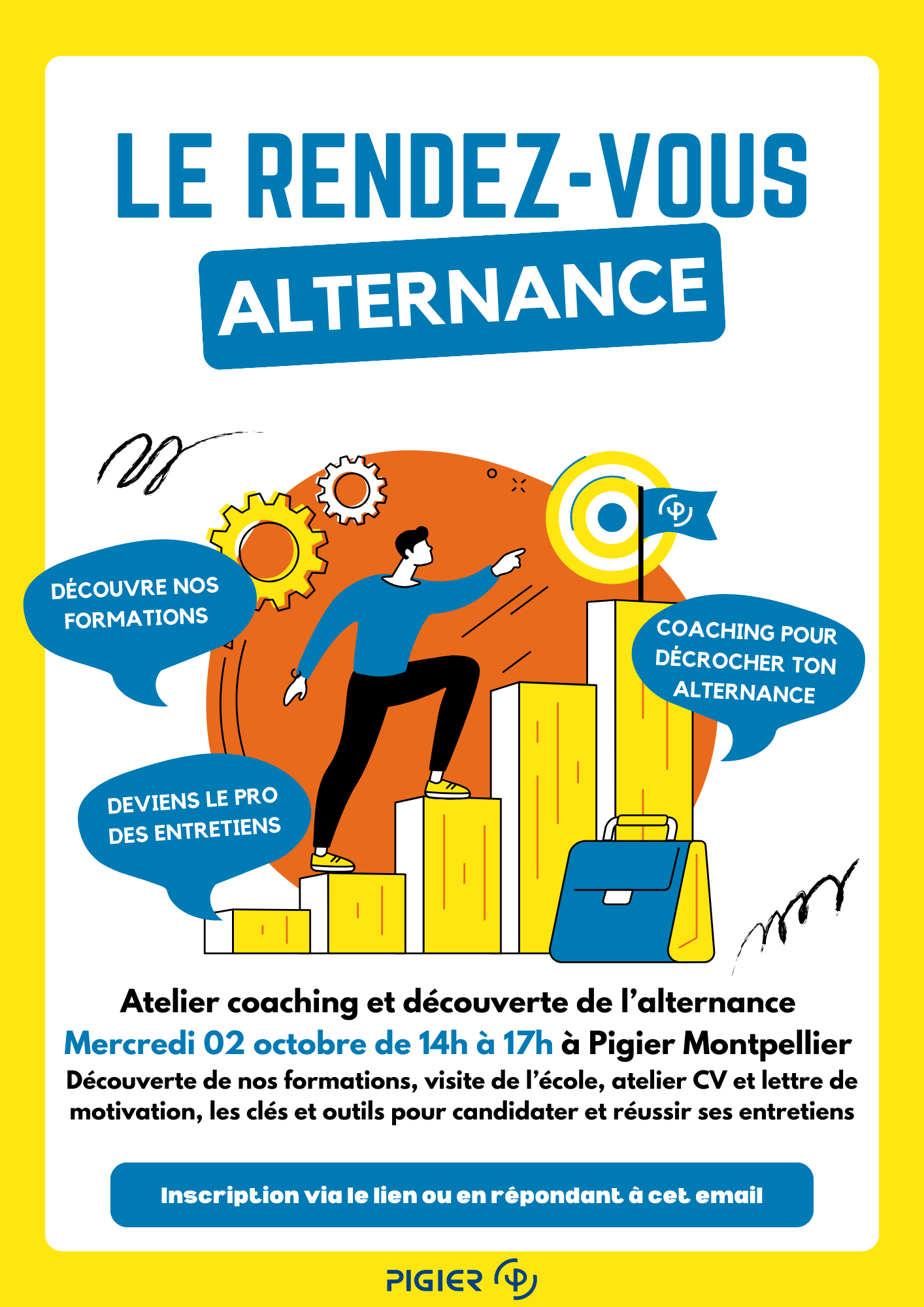 Rendez-vous de l'alternance à l’école Pigier Montpellier