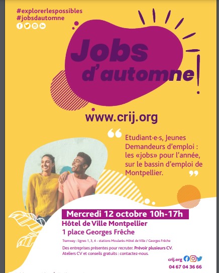 Journée Jobs d'Automne à la Mairie de Montpellier