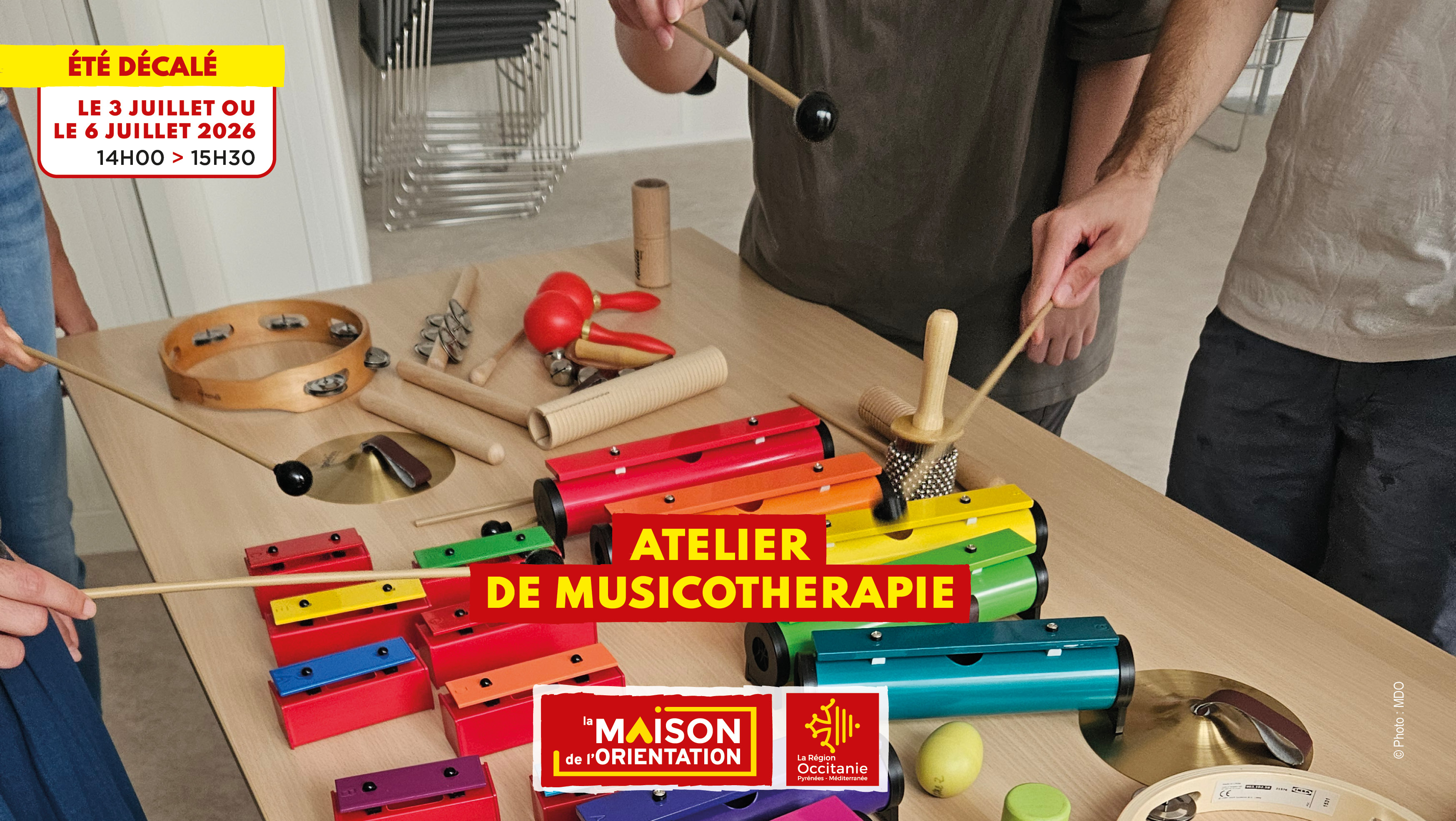 Participez à un atelier de musicothérapie