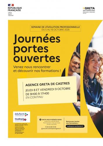 Journée PORTES OUVERTES Greta Castres