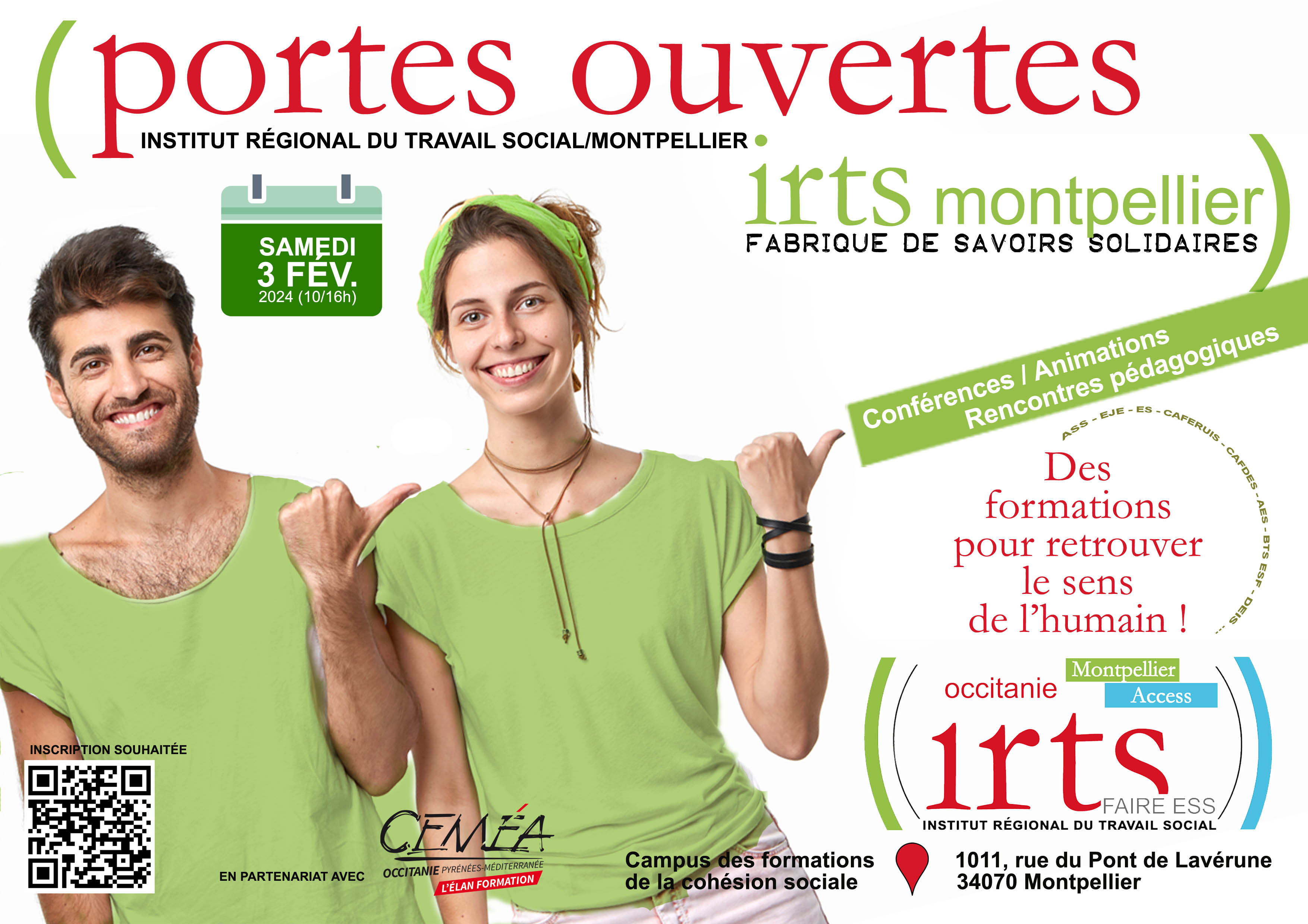Portes ouvertes IRTS Montpellier
