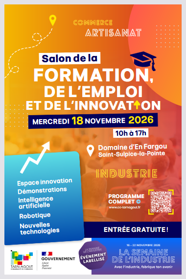 Salon de la Formation de l’Emploi et de l’Innovation à Saint-Sulpice-la-Pointe