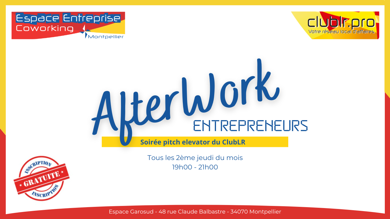 Afterwork Pitch Elevator Club LR - 12 novembre 2026