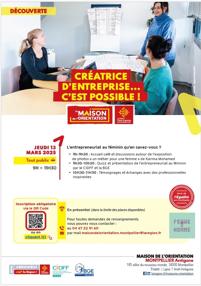 Créatrice d'Entreprise... C'est possible 
