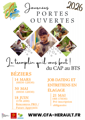 Portes ouvertes et JobDating FUTURS APPRENTIS
