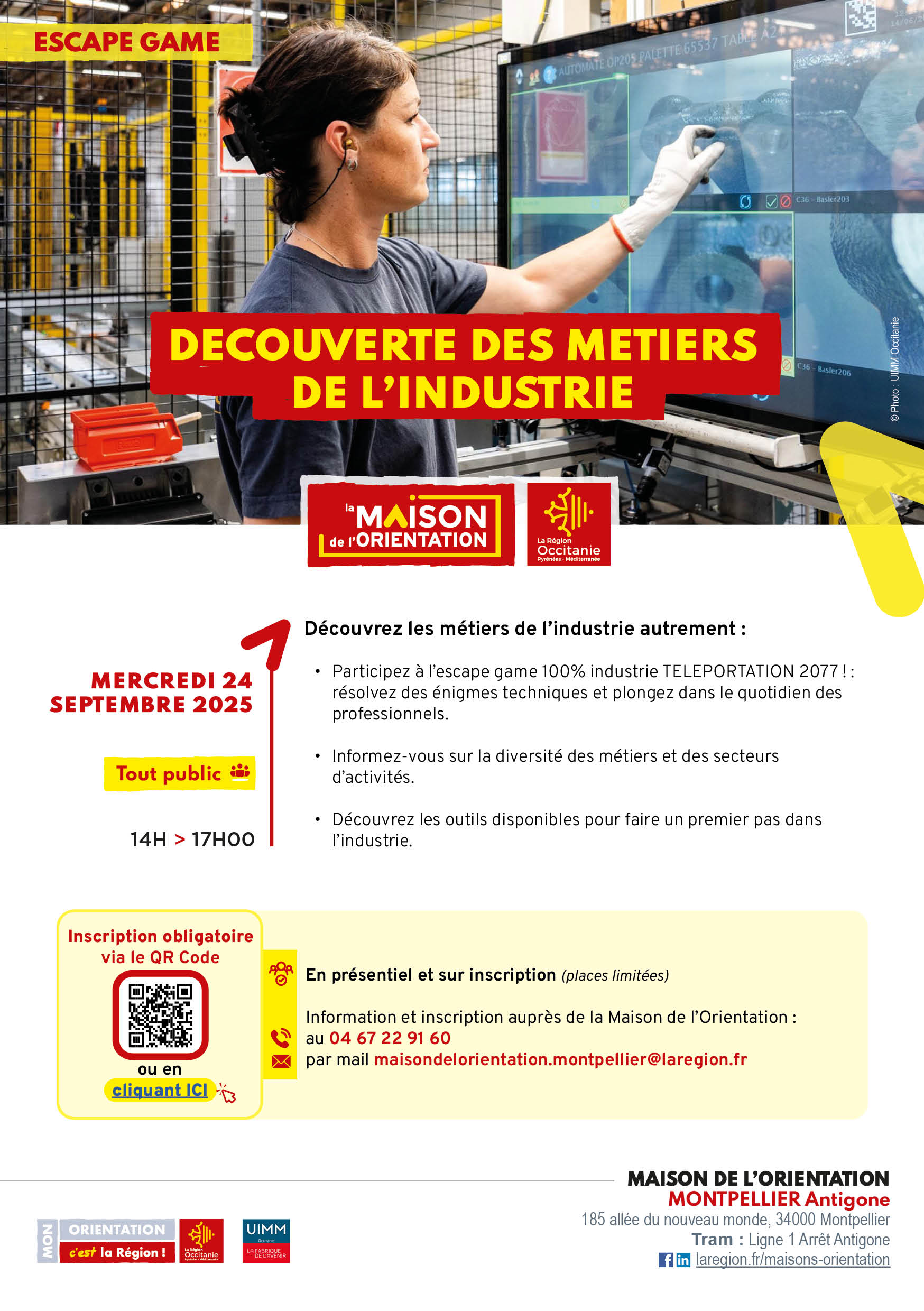 Découverte des métiers de l'industrie