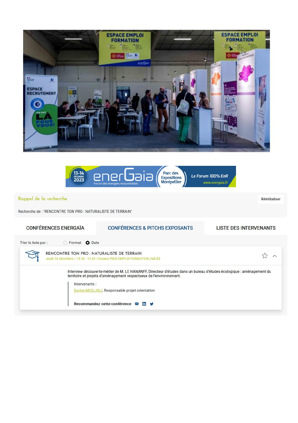 Salon Energaïa