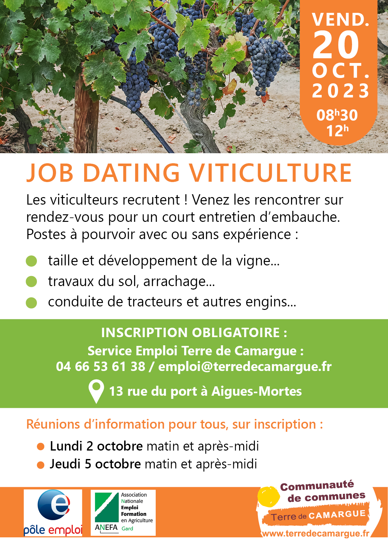 Job dating viticulture