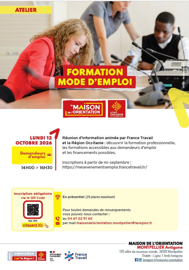 Formation mode d'emploi - Demandeurs d'emploi