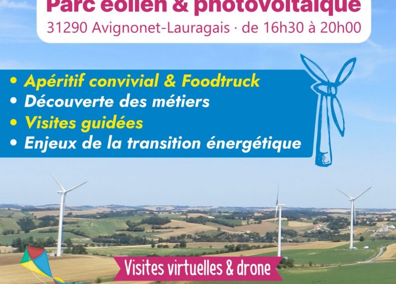 Soirée découverte du parc éolien et photovoltaïque d'Avignonet-Lauragais