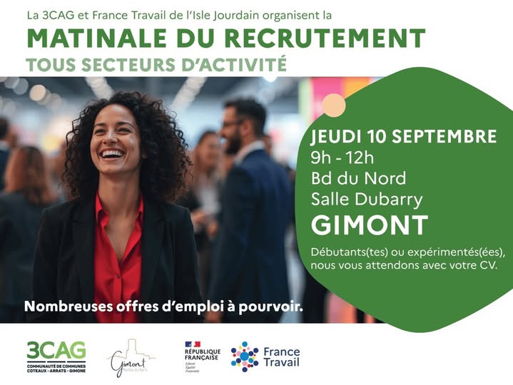 Matinale du recrutement 2026 à Gimont