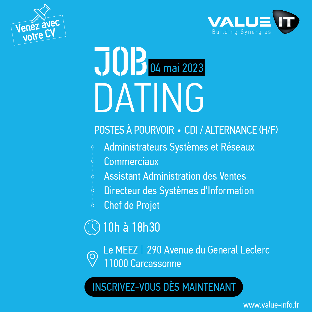 Job dating VALUE IT