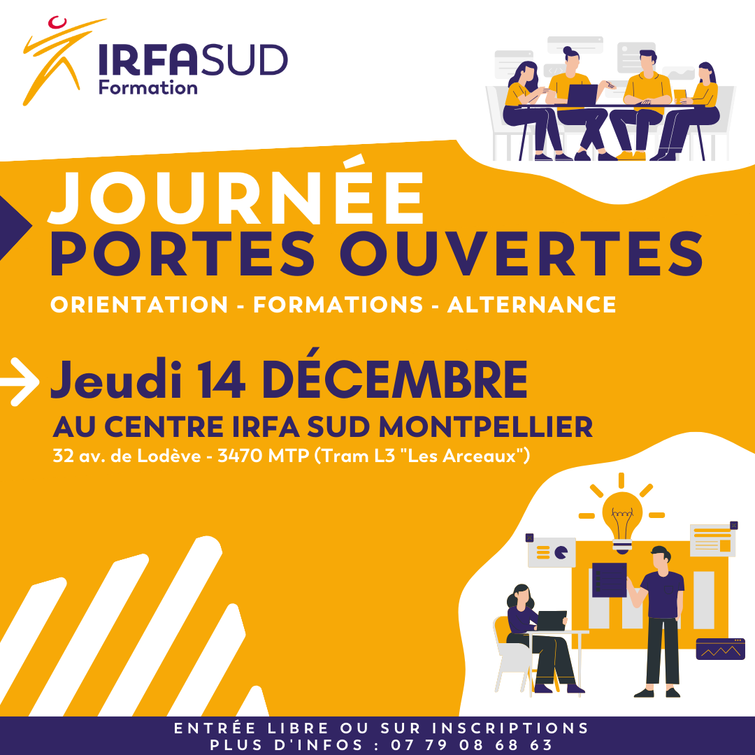 Journée portes ouvertes - IRFA Sud de Montpellier