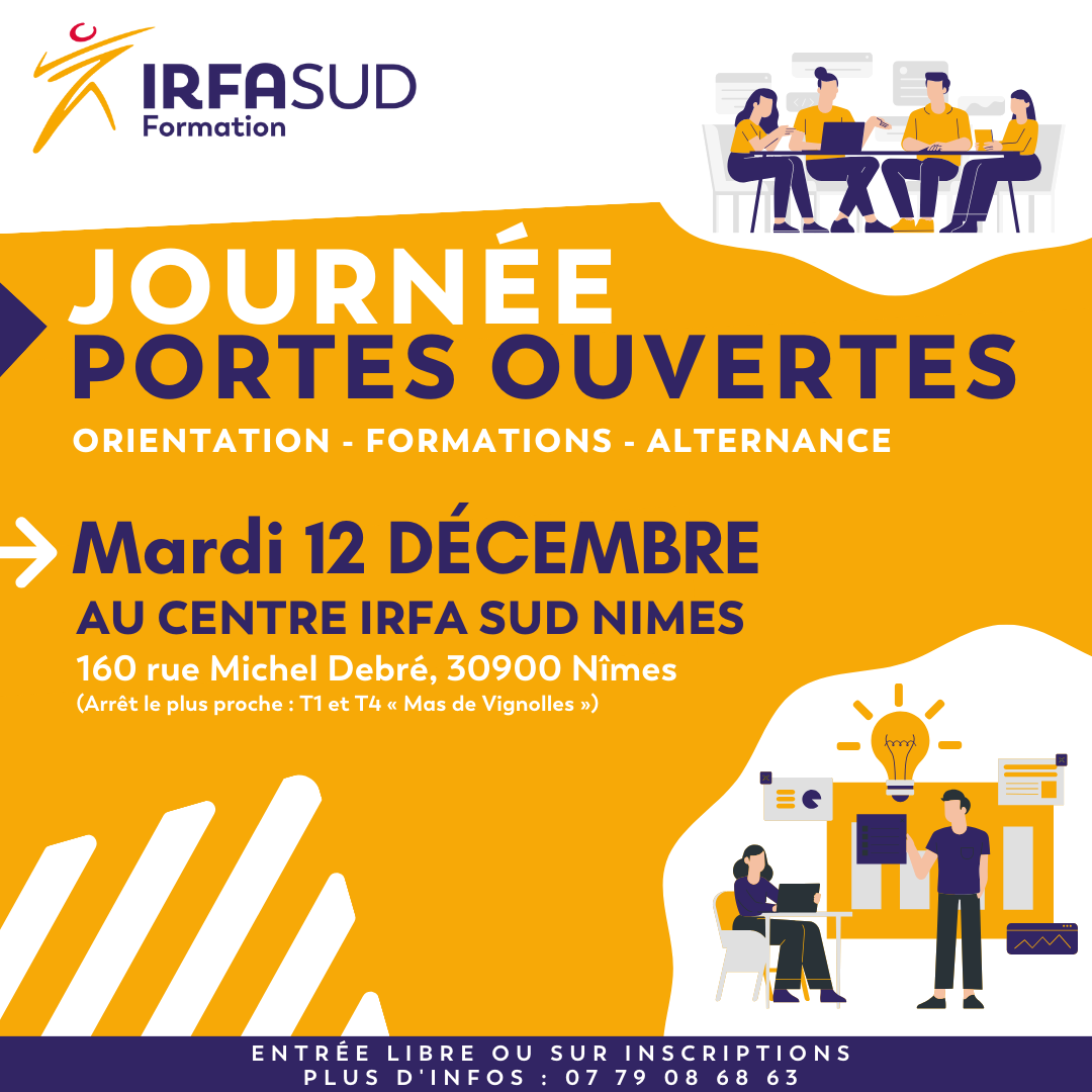 Journée portes ouvertes IRFA Sud de Nîmes