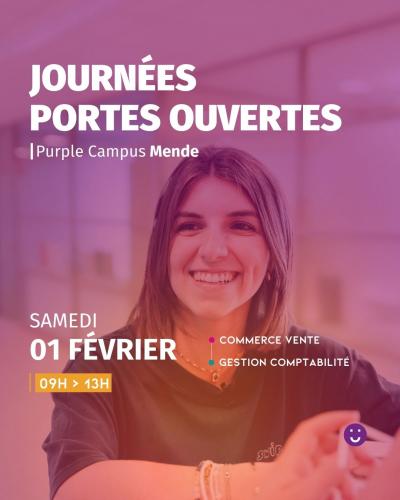 Journées portes ouvertes Purple Campus Gard Mende