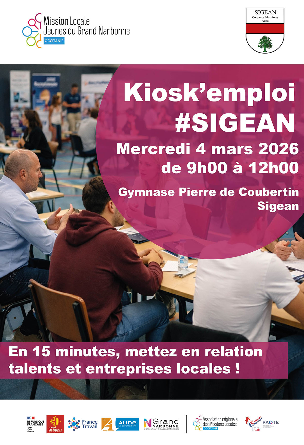 Kiosk’emploi – Job Dating à Sigean