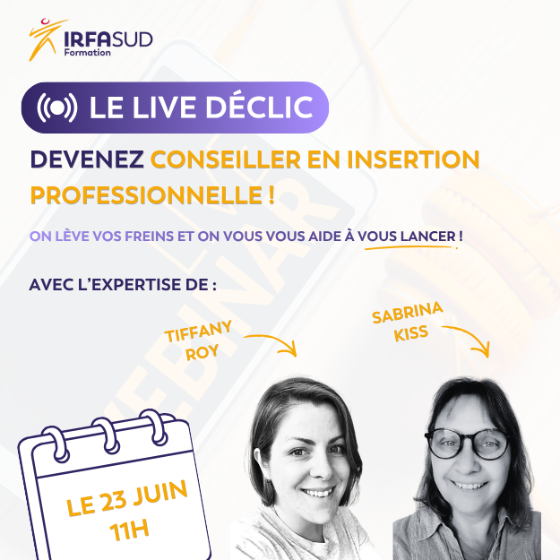 Visio &quotDevenir Conseiller en Insertion Professionnelle&quot / IRFA Sud