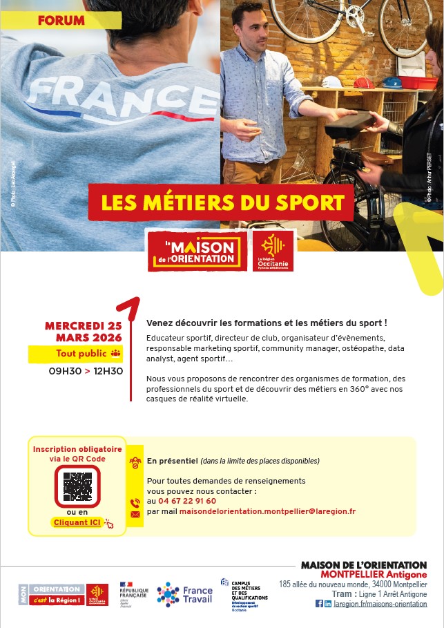 Les métiers du sport