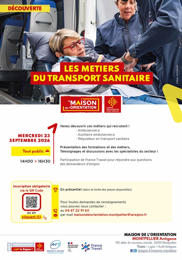 Les métiers du transport sanitaire