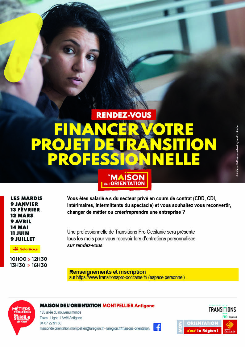 Financer votre projet de transition professionnelle