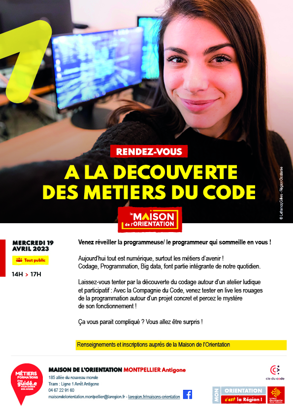 À la découverte des métiers du code