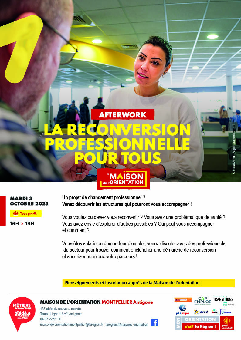 Afterwork - La reconversion professionnelle pour tous