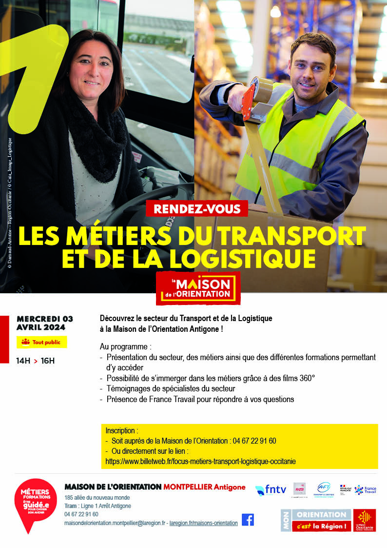 Les métiers du transport et de la logistique