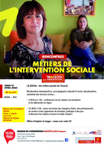 Les métiers de l'intervention sociale