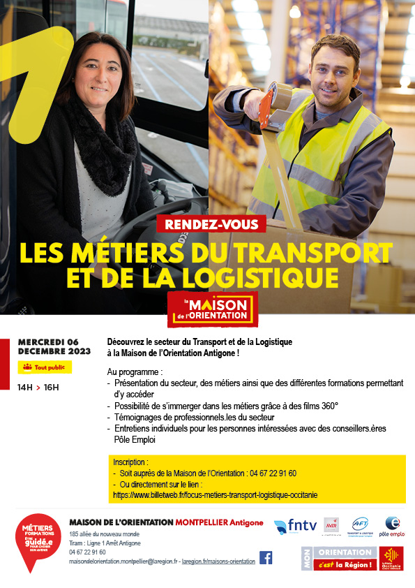 Les métiers du transport et de la logistique