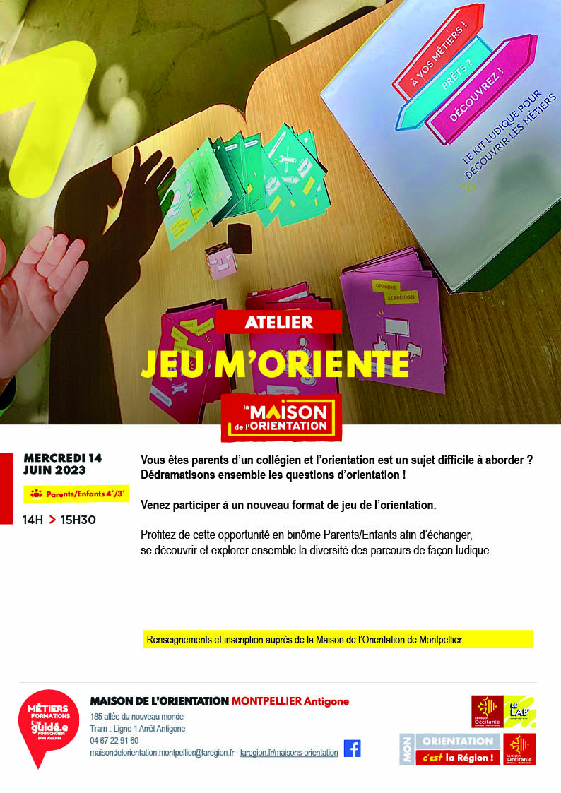 ATELIER JEU M'ORIENTE