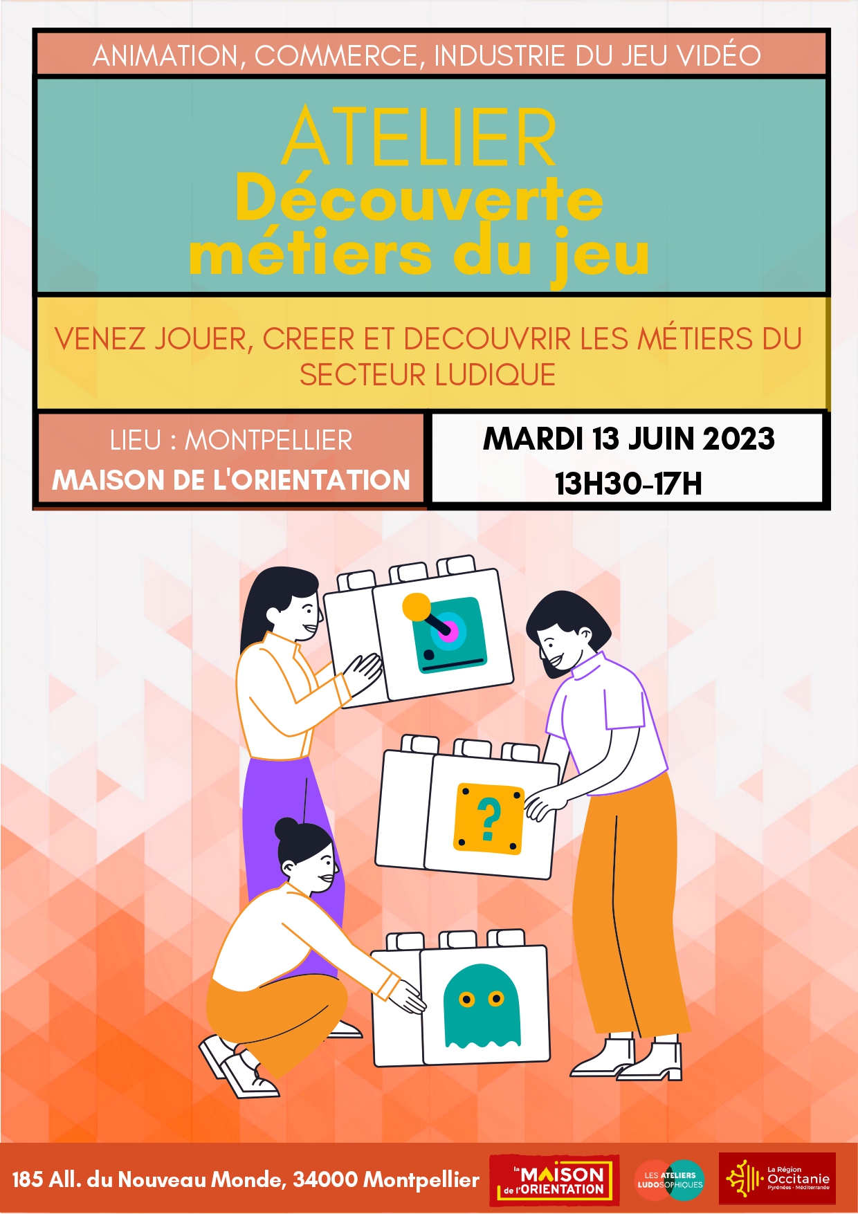 Les métiers du jeu - Animé par les Ateliers Ludosophiques