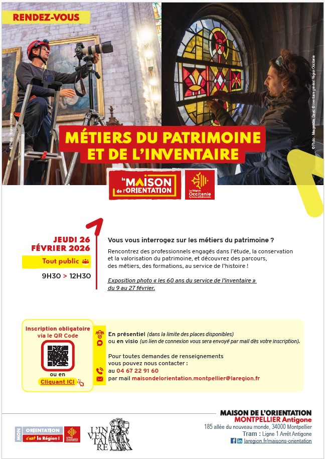 Métiers du Patrimoine et de l'Inventaire