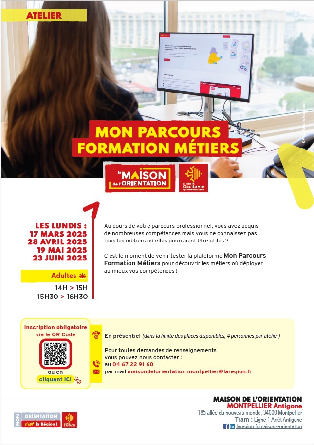 Mon Parours Formation Métiers - Adultes