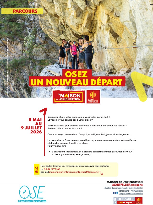 ATELIER OSEZ UN NOUVEAU DEPART