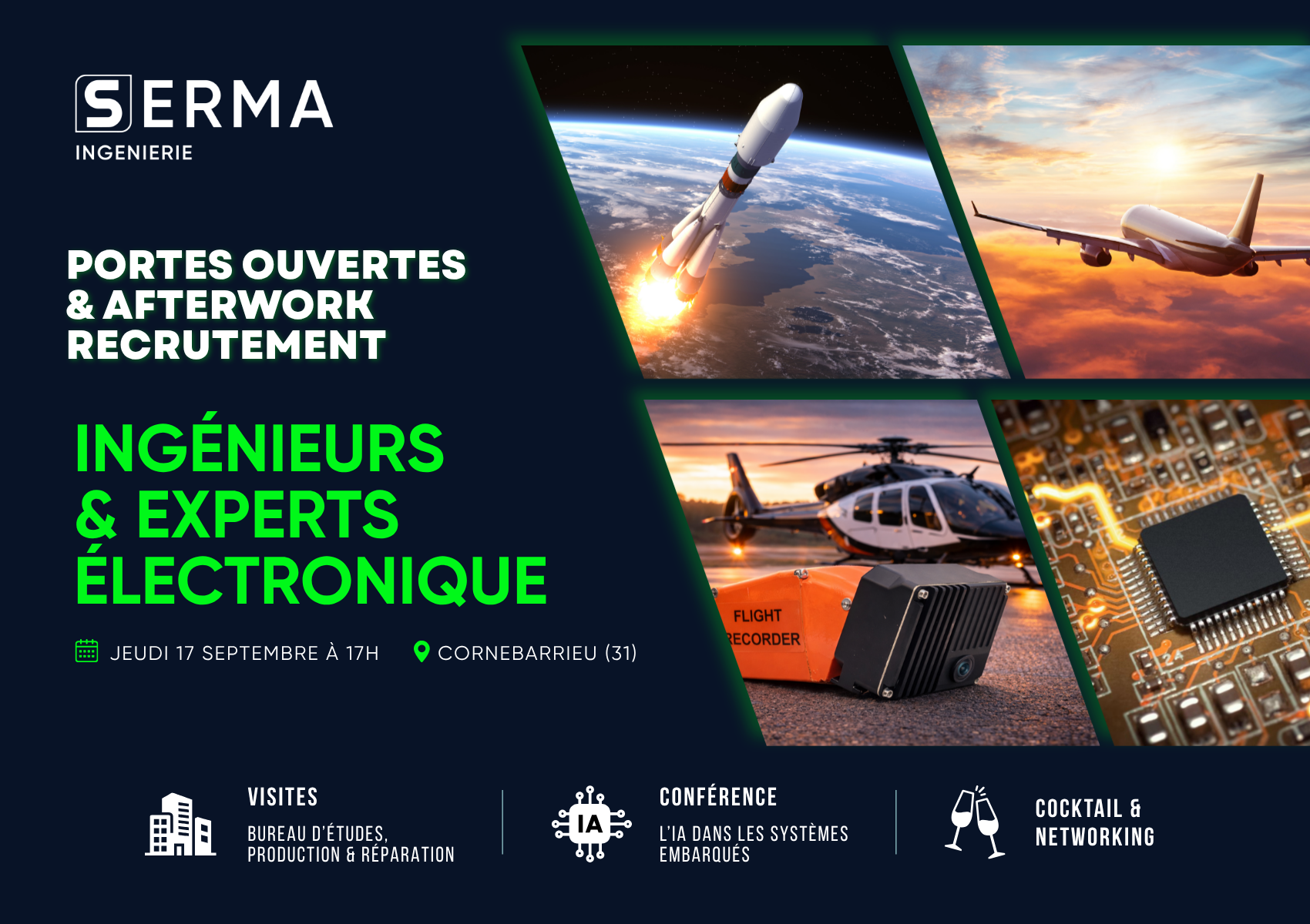 Afterwork recrutement - SERMA Ingénierie Toulouse