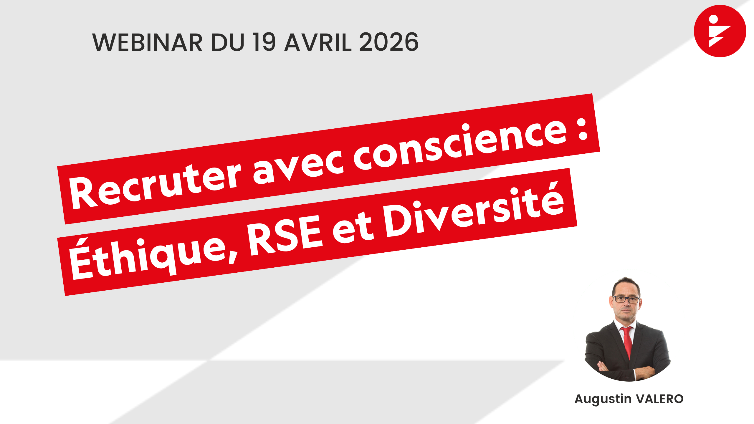 WEBINAR : Recruter avec conscience : RSE Ethique Diversité