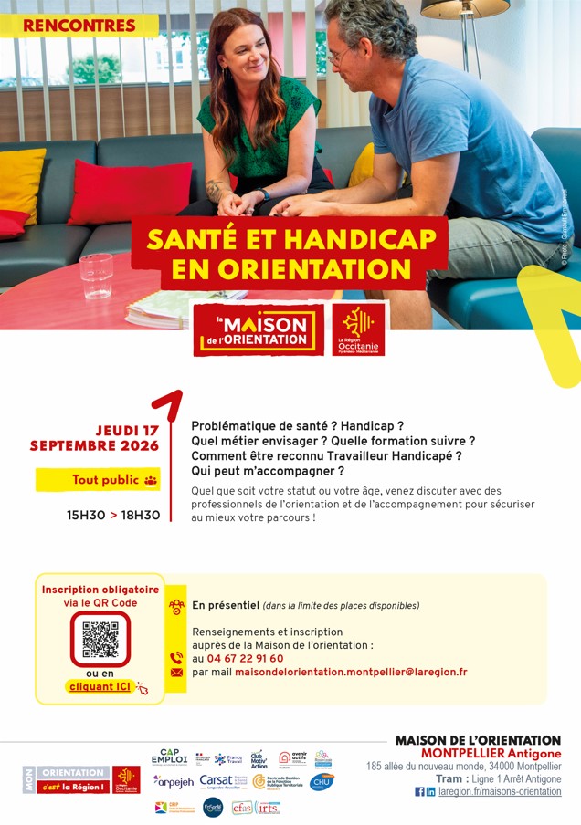 &quotSanté et Handicap en Orientation&quot à la Maison de l'Orientation de Montpellier