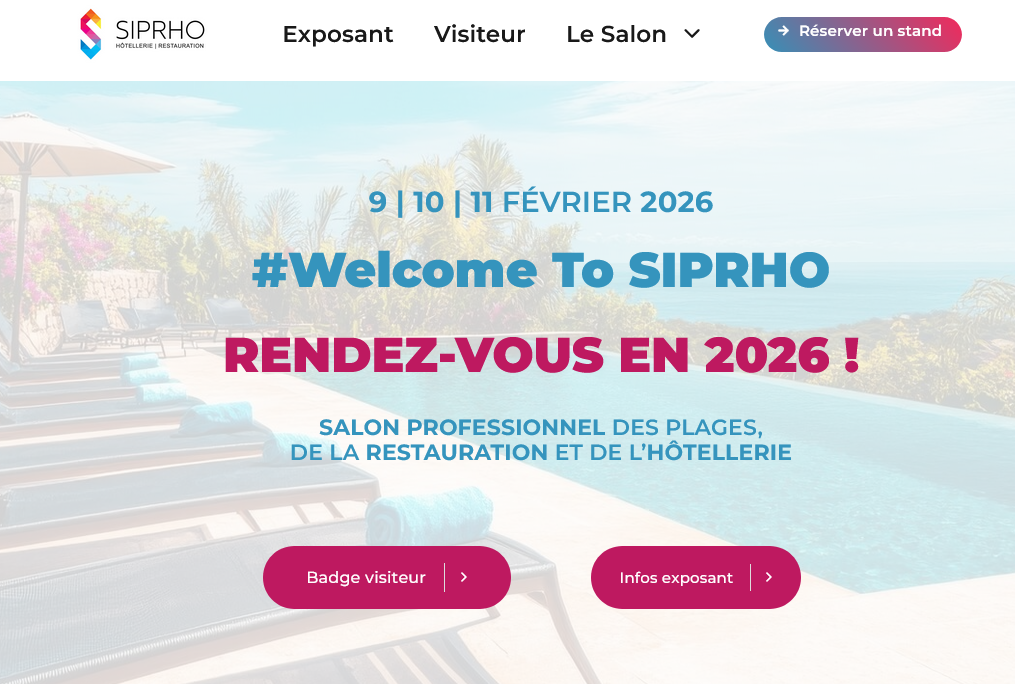 Salon professionnel des Plages de la Restauration et de l’Hôtellerie