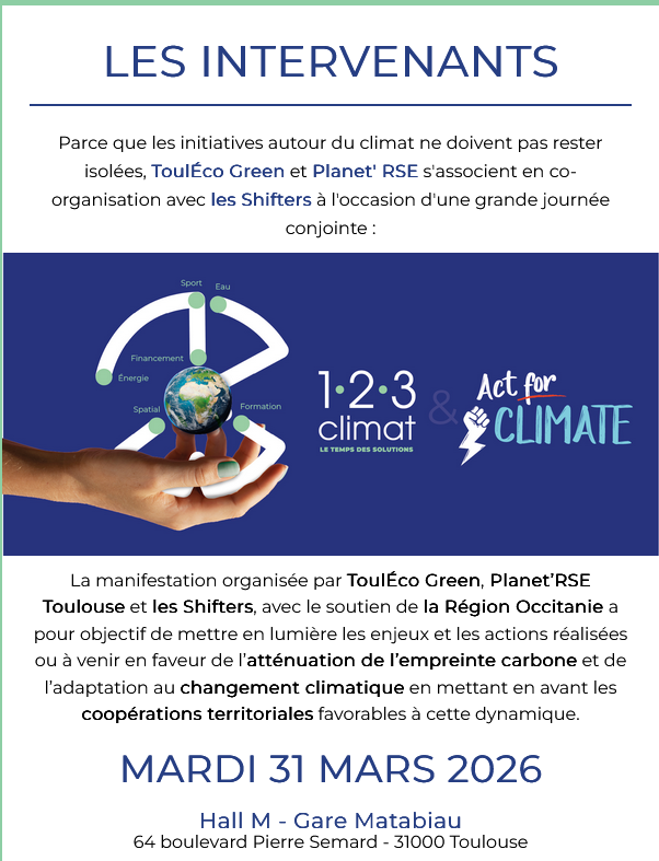 Journée 123 Climat & Act for Climate