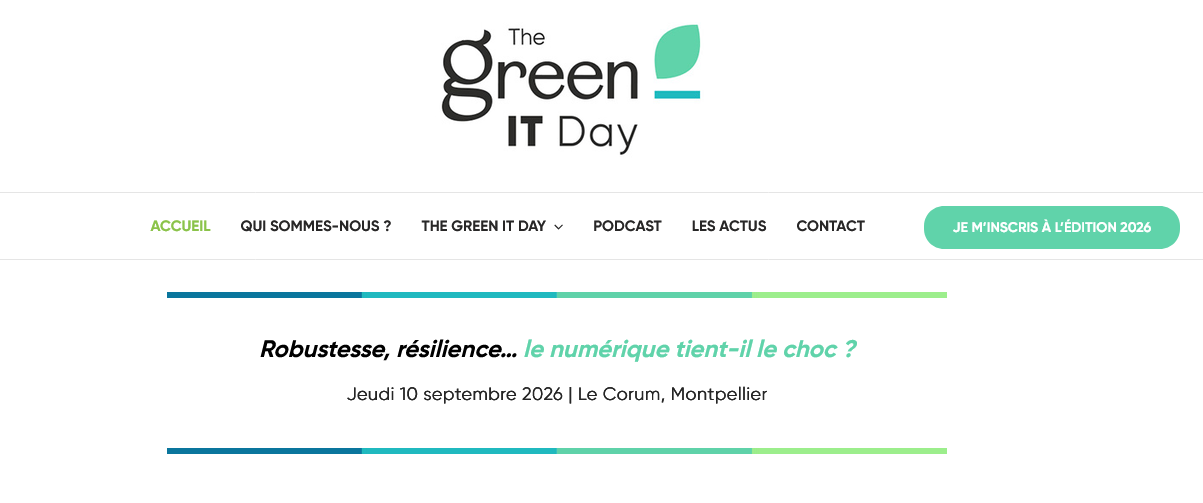 The Green IT Day 2026 : le numérique face au défi de la robustesse
