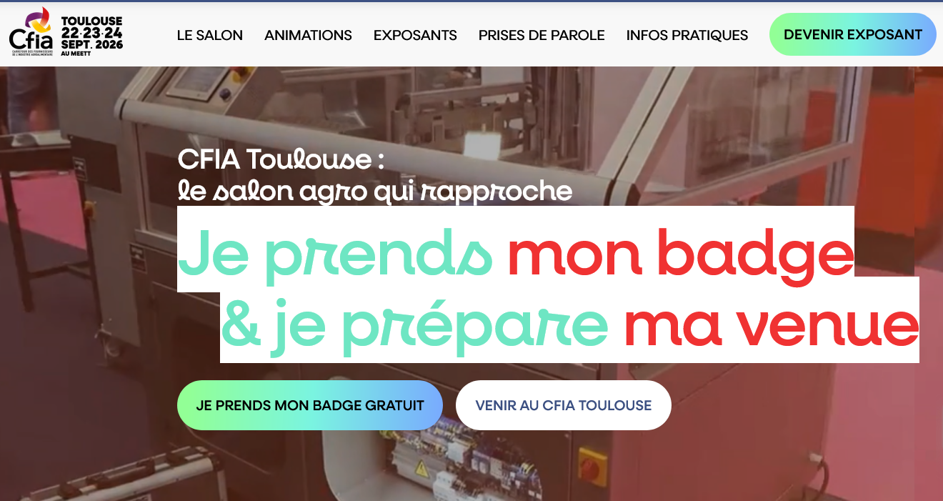 CFIA Toulouse 2026 - le salon agro
