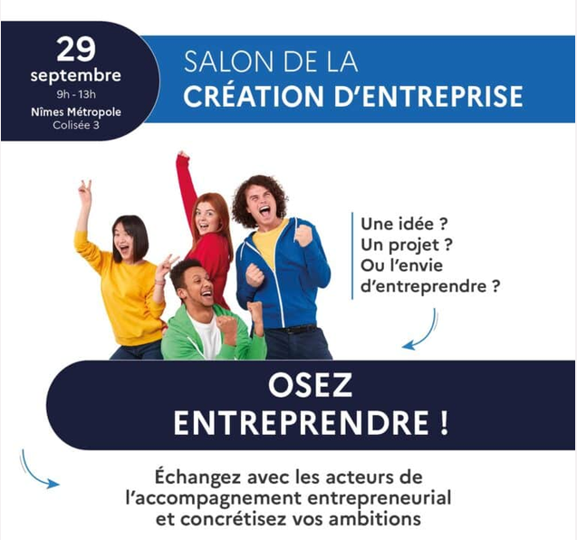 Salon de la création et reprise d’entreprise – Nîmes Métropole