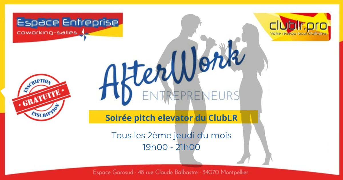 Afterwork Pitch Elevator Club LR - 12 février 2026