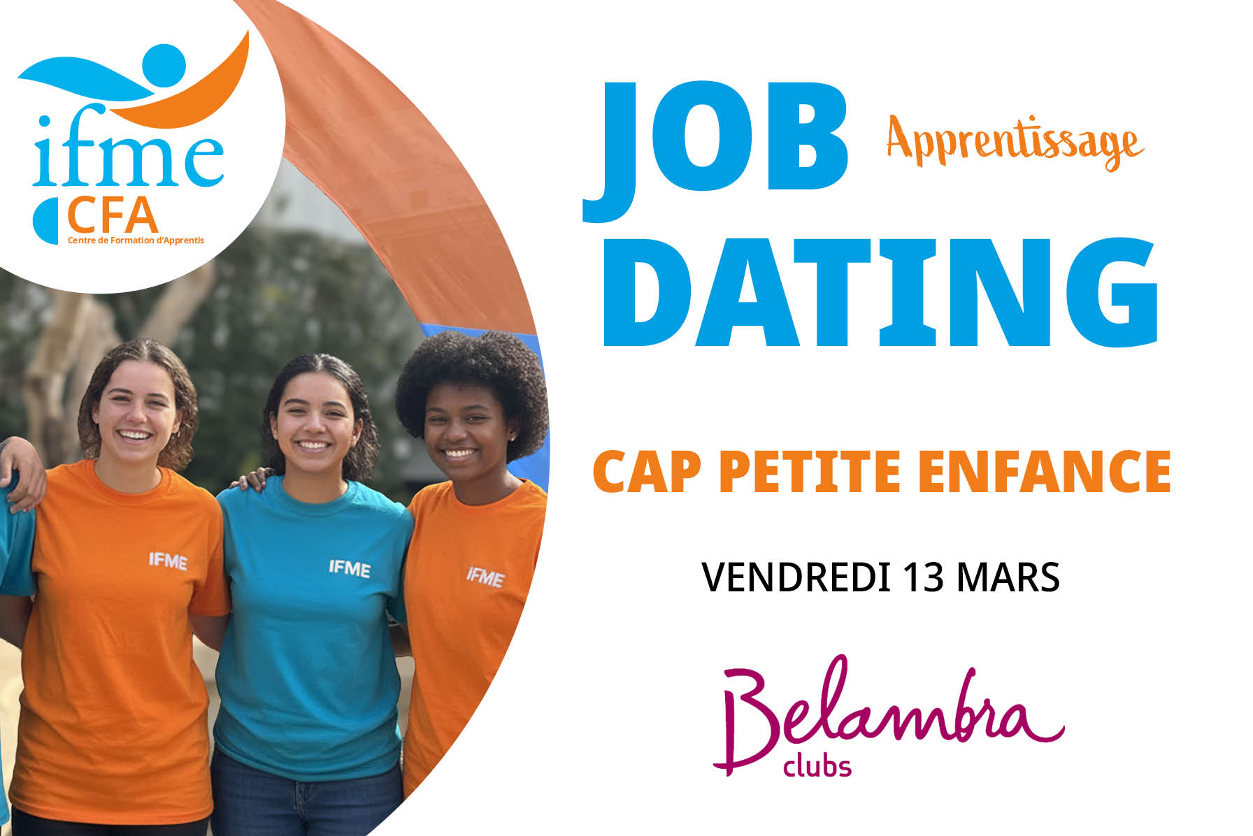 Job dating CAP AEPE – Offres de contrat d’apprentissage avec le club de vacance Belambra