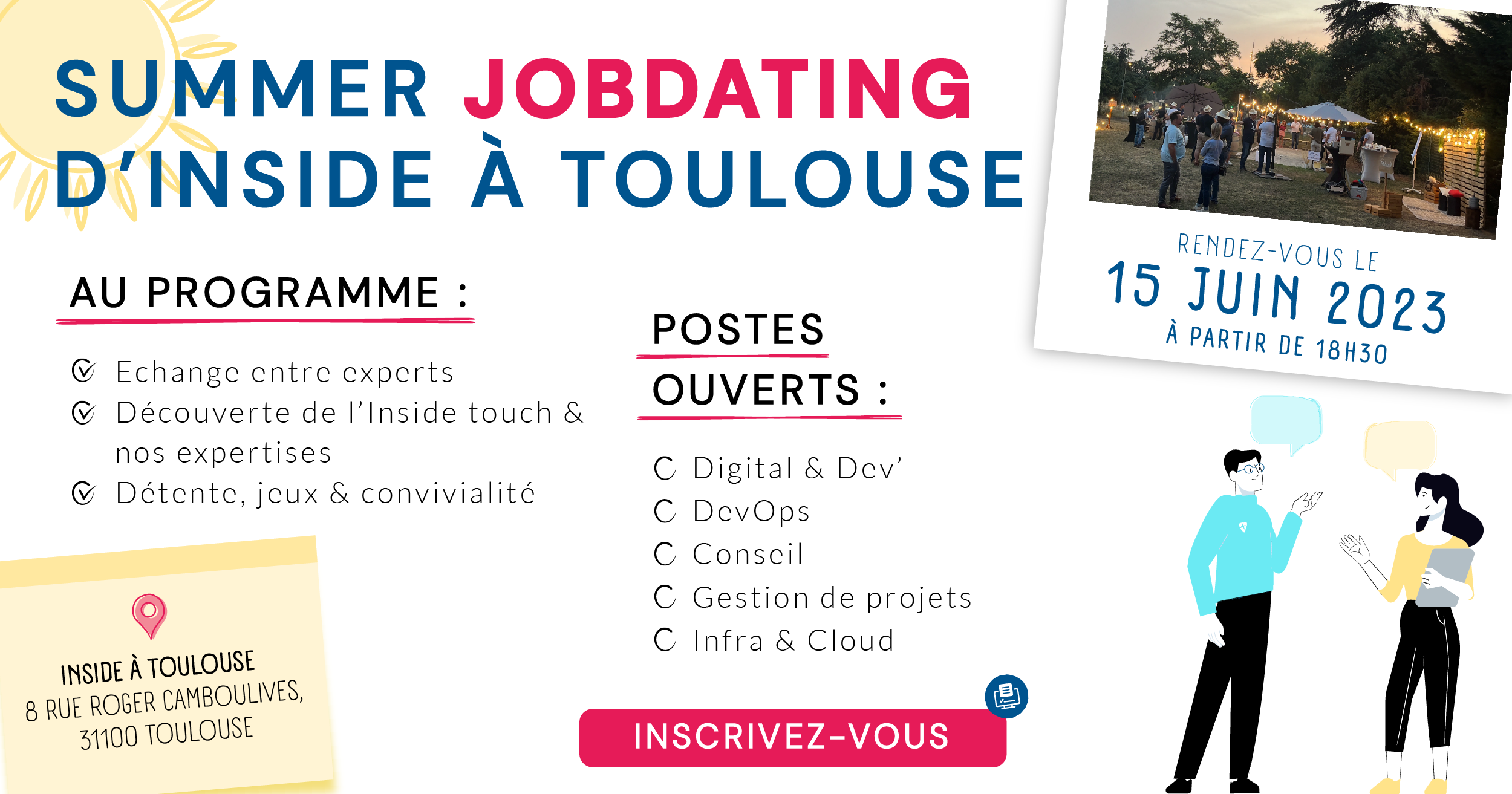 Jobdating IT Inside à Toulouse