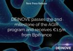 Deinove reçoit 1,5 M€ de Bpifrance.