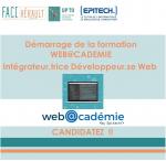 Lancement à Montpellier de la WEB@CADEMIE, une formation gratuite au métier d'« Intégrateur Développeur Web »