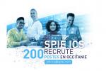 SPIE ICS recrute 200 ingénieurs et techniciens en Occitanie.